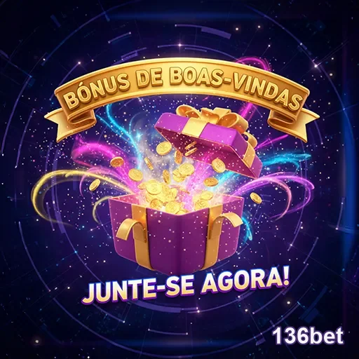 Imagem promocional do 136bet destacando bônus, destaque para o site 136bet com cores vibrantes e elementos de apostas.